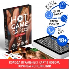 Карты игральные «HOT GAME CARDS» 4 стихии, 36 карт