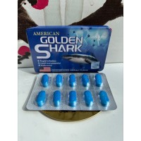 AMERICAN GOLDEN SHARK для мужчин 10 таблеток E-0370 AMERICAN GOLDEN SHARK для мужчин 10 таблеток E-0370