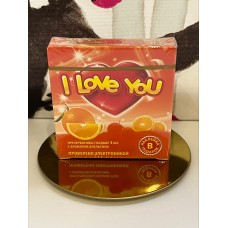 Презервативы "I LOVE YOU" 3шт. апельсин