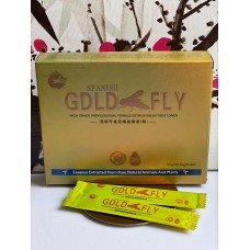 SPANISH GOLD Fly (Золотая Шпанская Мушка)  для женщин 12 саше, по 5мл.  E-0286
