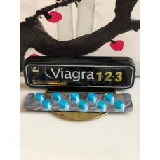 VIAGRA 123 для мужчин 10 синих таблеток  C-0053-1