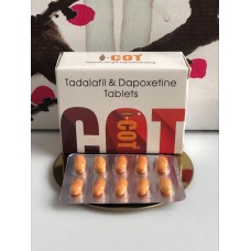Tadalafil & Dapoxeting tablets COT 50 таблеток для мужчин E-0253