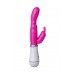 Вибратор с клиторальным стимулятором A-Toys by TOYFA, TPE, розовый, 20 см