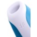 Вакуум-волновой бесконтактный стимулятор клитора Satisfyer Love Breeze, силикон, голубой, 9,5 см.