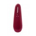 Вакуум-волновой стимулятор с вибрацией Satisfyer Curvy 1 Connect App, силикон, бордовый, 13,4 см