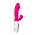 Вибратор с клиторальным стимулятором A-Toys by TOYFA Area, силикон, розовый, 19,5 см