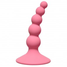 Анальная пробка Ribbed Plug Pink 4108-01Lola