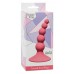 Анальная пробка Ribbed Plug Pink 4108-01Lola