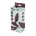 Анальная пробка с вибрацией Spice it up New Edition Glory Wine red 8015-03lola