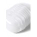 Мастурбатор MasturbaTIN Ribbed Ricky, TPE, белый,4.5 см