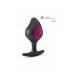 Анальная пробка MystimRocking Force S, электростимуляция, силикон, черная, O 3,7 см