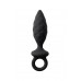 Анальная пробка Erotist Strob M - size, силикон,черная, 13,5 см