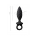 Анальная пробка Erotist Strob M - size, силикон,черная, 13,5 см