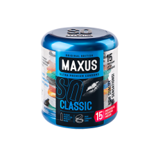 Презервативы классические MAXUS Classic №15 ж/к