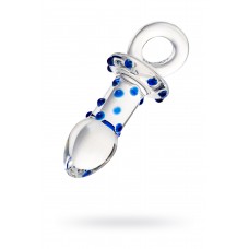 Анальная втулка Sexus Glass, стекло, прозрачная, 14 см, O 3,5 см