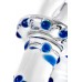 Анальная втулка Sexus Glass, стекло, прозрачная, 14 см, O 3,5 см