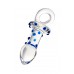 Анальная втулка Sexus Glass, стекло, прозрачная, 14 см, O 3,5 см