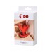 Расширяющая анальная втулка ToDo by Toyfa Flower, силикон, красная, 9 см, O 6 см