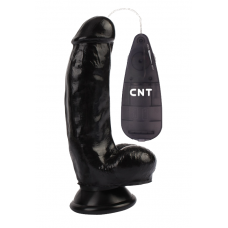 Вибратор CNT 6.9'' Stud Realistic Dildo Black CNT-180095B