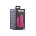 Анальная втулка TOYFA POPO Pleasure, TPR, розовая, 11,9 см
