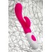 Вибратор с клиторальным стимулятором A-Toys by TOYFA Nessy, силикон, розовый, 20 см