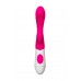 Вибратор с клиторальным стимулятором A-Toys by TOYFA Nessy, силикон, розовый, 20 см
