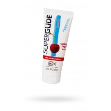 Съедобная смазка на водной основе HOT Superglide для орального секса со вкусом вишни, 75 мл
