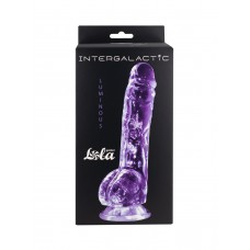 Прозрачный дилдо Intergalactic Luminous Purple 7086-02lola