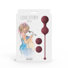 Набор вагинальных шариков Love Story Diva Wine Red 3012-02lola