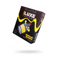 Презервативы Luxe, maxima, «Желтый дьявол», 18 см, 5,2 см, 1 шт.