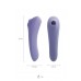 Вакуум-волновой стимулятор клитора Satisfyer Dual Pleasure Connect App, силикон, сиреневый, 17,9 см