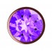 Анальная Пробка Diamond Amethyst Shine L Розовое Золото 4025-02lola