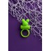 Виброкольцо на пенис A-Toys by TOYFA Chio, силикон, зеленое, 8,1 см, O 3,1 см
