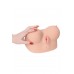 Мастурбатор реалистичный KOKOS Juliana Breast с вибрацией и ротацией, TPR, телесный, 20 см