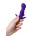 Анальная пробка с вибрацией A-Toys by TOYFA Kamet размера S, силикон, фиолетовая, 11,2 см