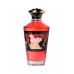 Масло массажное для тела Shunga «Клубника и шампанское»Sparkling Strawberry Wine,разогревающее,100мл
