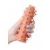 Насадка реалистичная KOKOS EXTREME SLEEVE с дополнительной стимуляцией, TPE, телесная, 14.7 см