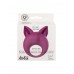 Перезаряжаемое кольцо для клиторальной стимуляции MiMi Animals Kitten Kiki Purple 7200-03lola