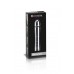 Фаллоимитатор Mystim Glossy Glen, электростимуляция, хирургическая сталь, серебряный, 14 см