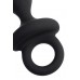 Анальная пробка Erotist Strob S - size, силикон, черная, 11,7 см