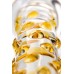 Двусторонний фаллоимитатор Sexus Glass, стекло, прозрачный, 25 см