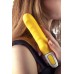 Нереалистичный вибратор Satisfyer Vibes Yummy Sunshine, силикон, желтый, 22,5 см.