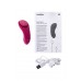 Вибровкладыш в трусики Satisfyer Sexy Secret Connect App, силикон, бордовый, 8,5 см