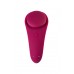 Вибровкладыш в трусики Satisfyer Sexy Secret Connect App, силикон, бордовый, 8,5 см