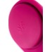 Вибровкладыш в трусики Satisfyer Sexy Secret Connect App, силикон, бордовый, 8,5 см