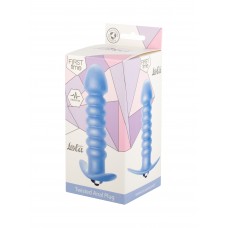 Анальная пробка с вибрацией Twisted Anal Plug Blue (Батарейки ААА) 5007-02lola