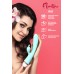 Вибратор с клиторальным стимулятором Flovetta IRIS, силикон, голубой, 22 см