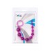 Анальная цепочка TOYFA, PVC, фиолетовый, 30 см