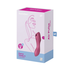 Вакуумный массажер Satisfyer Curvy Trinity 3 Red 036526SA