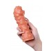 Насадка реалистичная KOKOS PENIS SLEEVE с дополнительной стимуляцией, TPE, телесная, 16.5 см